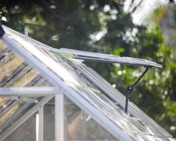 Harmony Aluminium Frame 6ft x 4ft Silver Polycarbonate Greenhouse - Canopia by Palram - Image 5