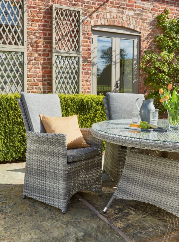 Burnham XL 2 Seater Garden Bistro Set - Image 3