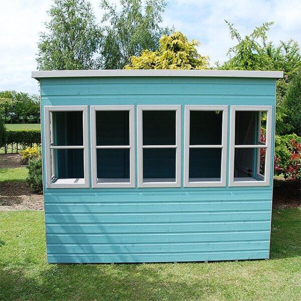 Shire 8x6 Sun Pent Shiplap Potting Shed - Image 3