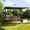 Palermo 3600 Aluminium Grey Gazebo & Pergola - Canopia by Palram
