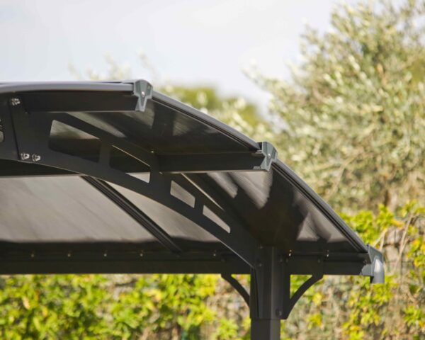 Tucson 4300 Aluminium Grey Gazebo & Pergola - Canopia by Palram - Image 3