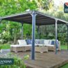 Milano 4300 Aluminium Grey Gazebo & Pergola - Canopia by Palram