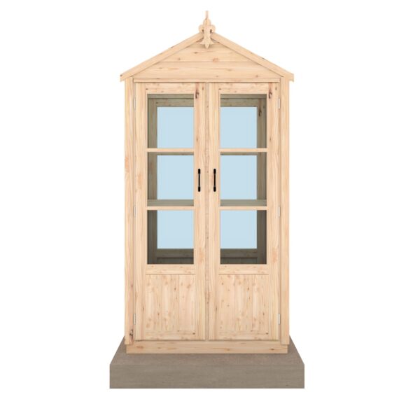 Shire Hemsby 4x4 Wooden Glass Greenhouse - Image 8