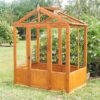 Holkham Small 4x6 Wooden Glass Greenhouse