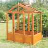 Holkham Small 4x6 Wooden Glass Greenhouse