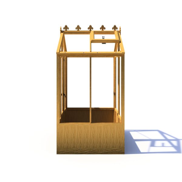 Holkham Small 4x6 Wooden Glass Greenhouse - Image 9
