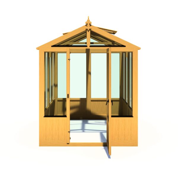 Holkham 8x6 Wooden Glass Greenhouse - Image 11