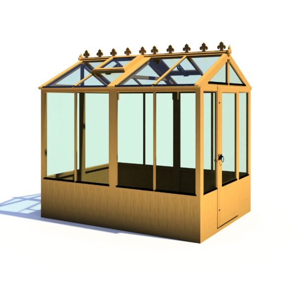 Holkham 8x6 Wooden Glass Greenhouse - Image 8
