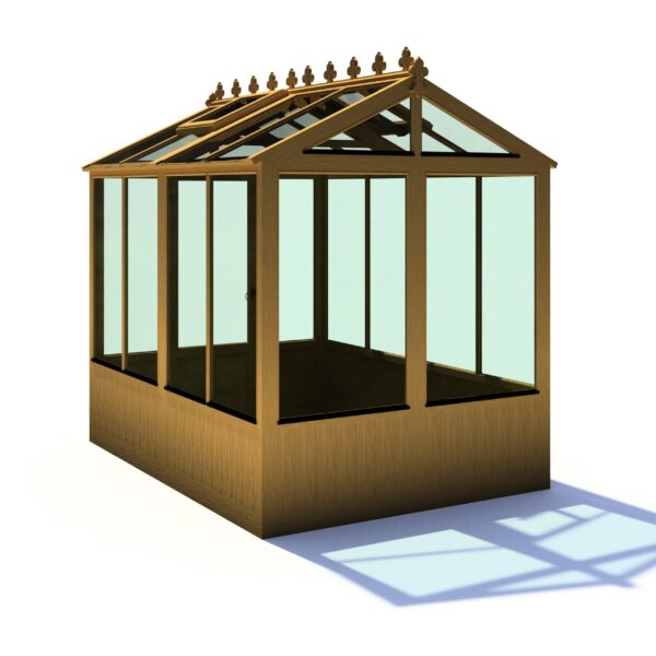 Holkham 8x6 Wooden Glass Greenhouse - Image 7
