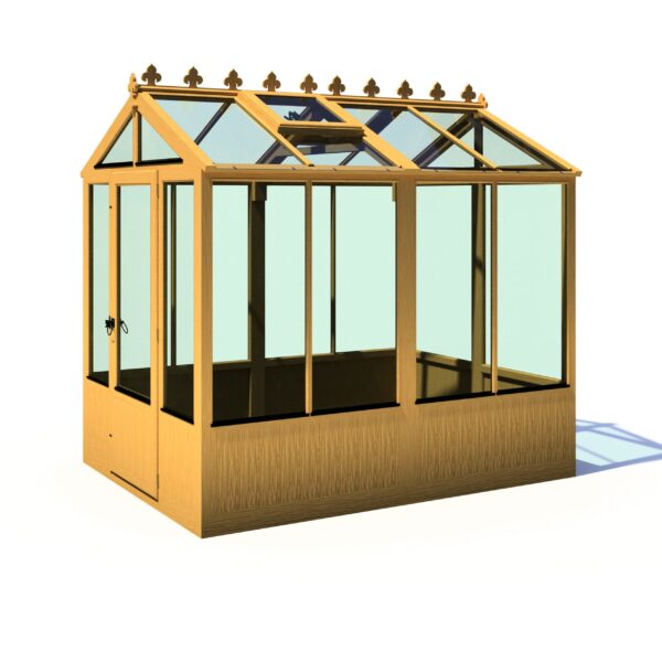 Holkham 8x6 Wooden Glass Greenhouse - Image 6