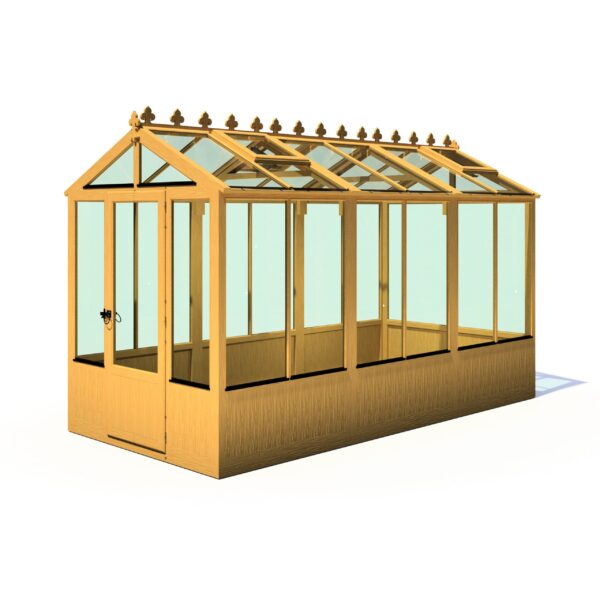 Holkham Large 12x6 Wooden Glass Greenhouse - Image 10