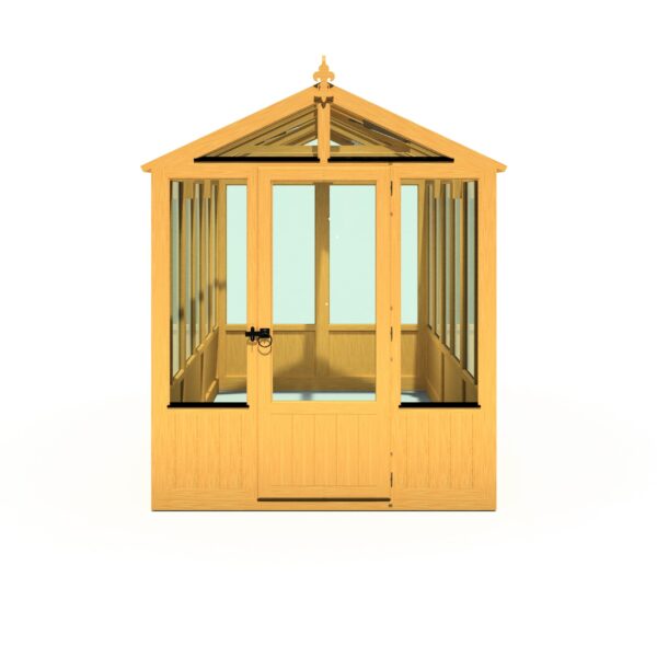Holkham Large 12x6 Wooden Glass Greenhouse - Image 5