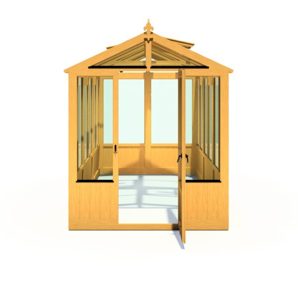 Holkham Large 12x6 Wooden Glass Greenhouse - Image 3