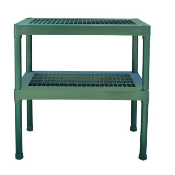 Rion 2 Tier Staging Greenhouse Bench in Green - Canopia By Palram - Image 5