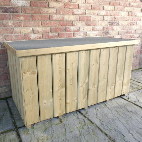 Shire Pressure Treated Log Wooden Storage Box - Image 5