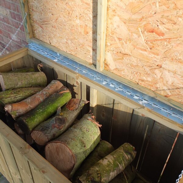 Shire Pressure Treated Log Wooden Storage Box - Image 4