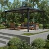 Martinique 3600 Rectangular Aluminium Grey Gazebo & Pergola - Canopia by Palram