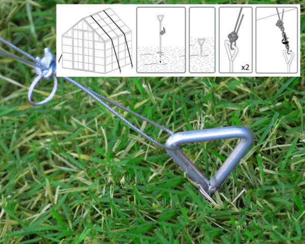 Palram Canopia Anchoring kit – greenhouses & skylight sheds - Image 2