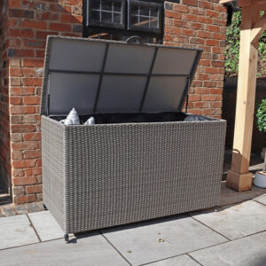 Paris KD 826 Litre Rattan Cushion Garden Storage Box