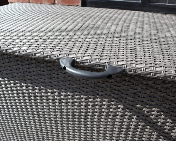 Paris KD 826 Litre Rattan Cushion Garden Storage Box - Image 5