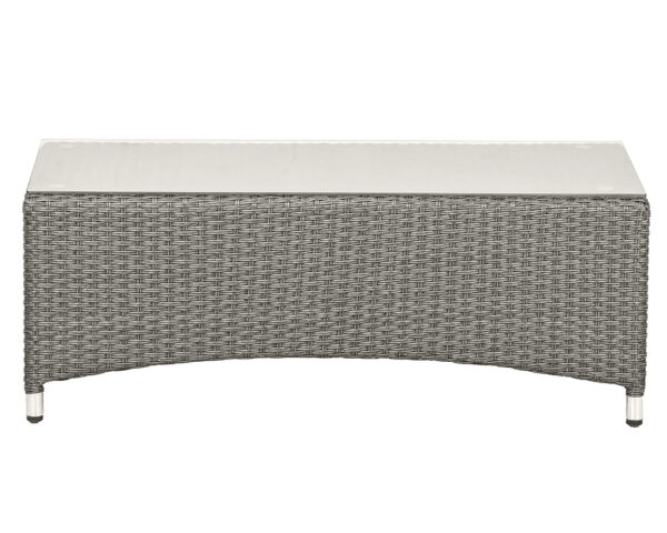 Paris 4 Seater Rattan Garden Lounge Set with Coffee Table - Grey - Image 8