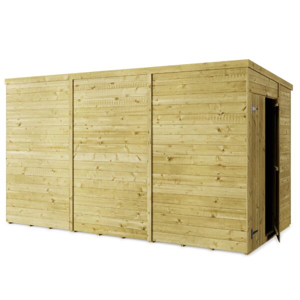 Store More 12x6 Tongue and Groove Pent Shed with Double Doors (Windowless) - Image 3