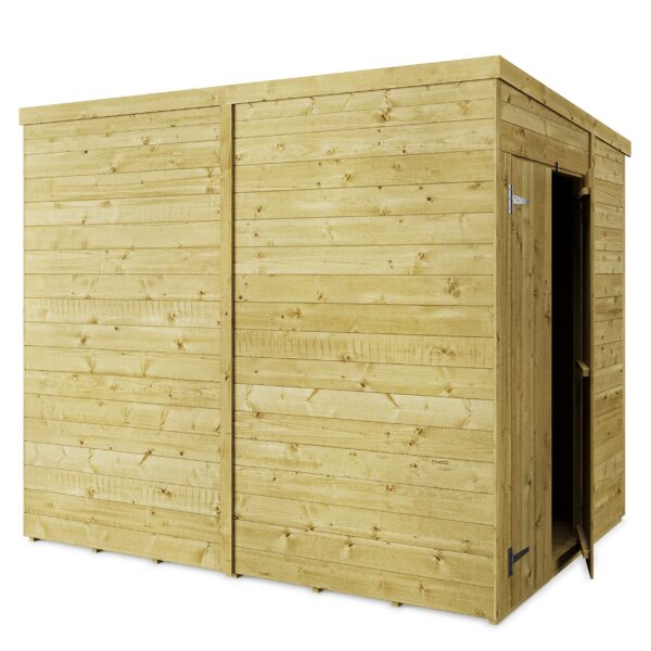Store More 8x6 Tongue and Groove Pent Shed with Double Doors (Windowless) - Image 5