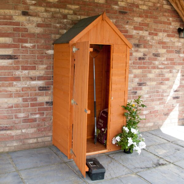 Shire Pressure Treated Wooden Overlap Garden Storage Tool Store - Image 4